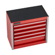 VEVOR Tool Box 8.6-inch Portable Metal Tool Box 5 Drawers Tool Organizer Red