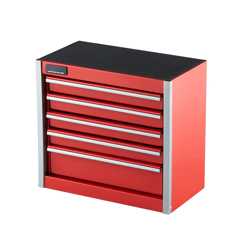 VEVOR Tool Box 8.6-inch Portable Metal Tool Box 5 Drawers Tool Organizer Red