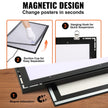 VEVOR LED Poster Frame in Black, 16