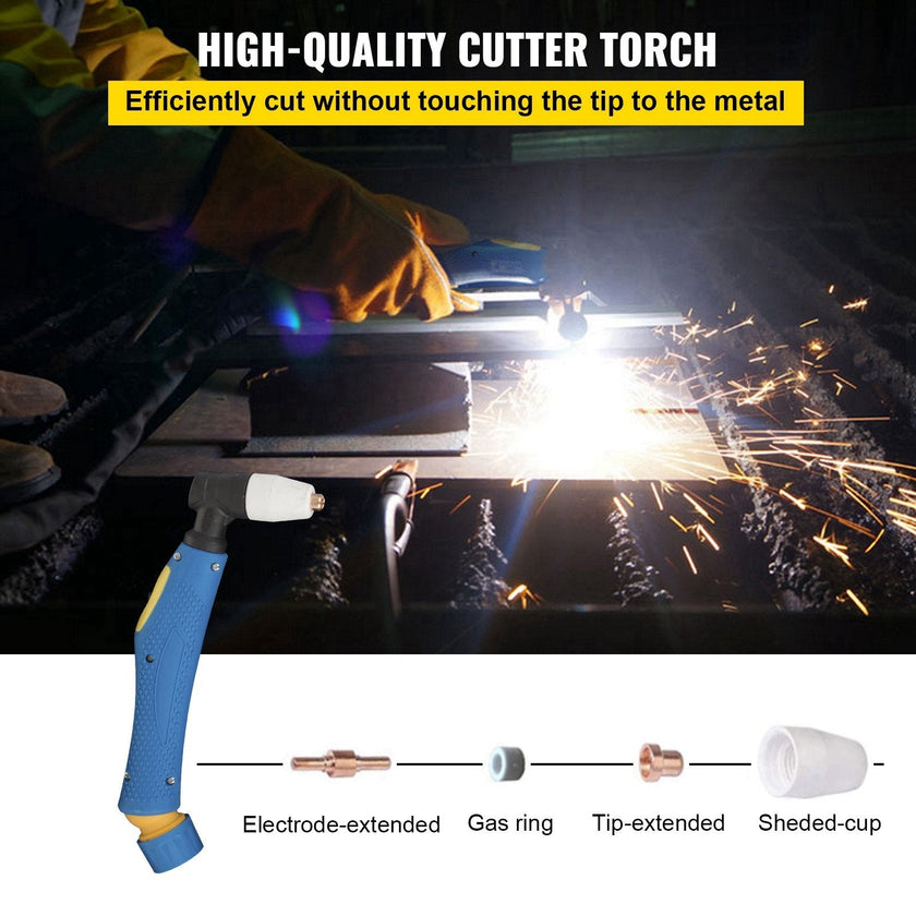 VEVOR Plasma Cutter, CUT-50 Air Inverter Plasma Cutter, 50A Plasma Cutting Machine, Max Cutting Thickness 0.47\