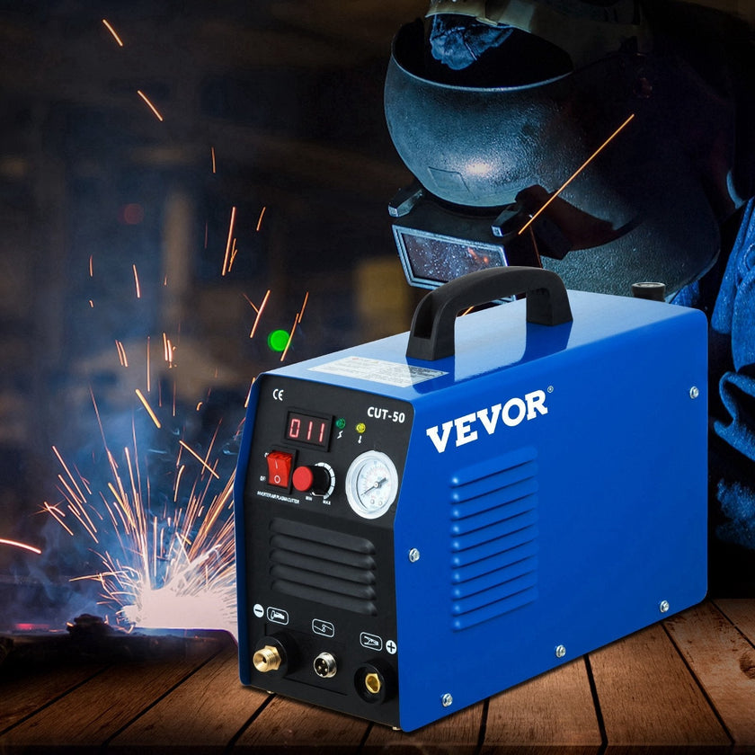 VEVOR Plasma Cutter, CUT-50 Air Inverter Plasma Cutter, 50A Plasma Cutting Machine, Max Cutting Thickness 0.47\