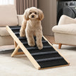 VEVOR Dog Ramp, Folding Pet Ramp for Bed, Adjustable Dog Ramp for Small, Large, Old Dogs & Cats, Wooden Pet Ramp with 39.3