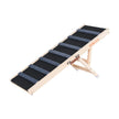 VEVOR Dog Ramp, Folding Pet Ramp for Bed, Adjustable Dog Ramp for Small, Large, Old Dogs & Cats, Wooden Pet Ramp with 39.3