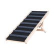 VEVOR Dog Ramp, Folding Pet Ramp for Bed, Adjustable Dog Ramp for Small, Large, Old Dogs & Cats, Wooden Pet Ramp with 39.3