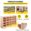 VEVOR Cubby Tray Storage Cabinet 20 Section Cubby Storage Shelf 4x5 Home Daycare