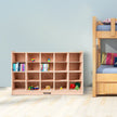 VEVOR Cubby Tray Storage Cabinet 20 Section Cubby Storage Shelf 4x5 Home Daycare