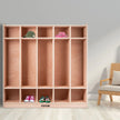 VEVOR Preschool Cubby Lockers 5-Section Plywood Birch Coat Locker 15MM Thickness Kids Locker for Home 48.4 Inch High Durable Classroom Lockers for Toddlers and Kids Commercial or Personal Use