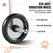 VEVOR 2 Wheels Dog Wheelchair for Back Legs, Pet Wheelchair Lightweight & Adjustable Assisting in Healing,  Dog Cart/Wheelchair for Injured, Disabled, Paralysis, Hind Limb Weak Pet(S)