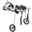 VEVOR 2 Wheels Dog Wheelchair for Back Legs, Pet Wheelchair Lightweight & Adjustable Assisting in Healing,  Dog Cart/Wheelchair for Injured, Disabled, Paralysis, Hind Limb Weak Pet(S)