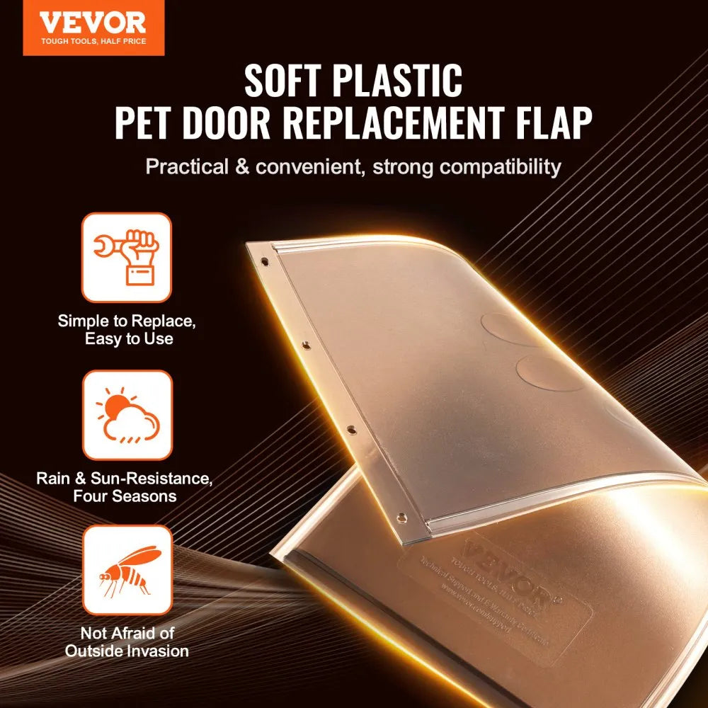 VEVOR Pet Door Replacement Flap 10.25