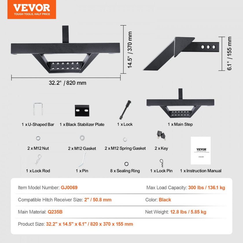 VEVOR Hitch Step for 2