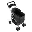 VEVOR Pet Stroller Foldable 4 Wheels Dog Stroller Detachable Carrier up to 35lbs