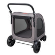 VEVOR Pet Stroller 4-Wheels Dog Stroller Carrier 160lbs Weight Capacity Portable