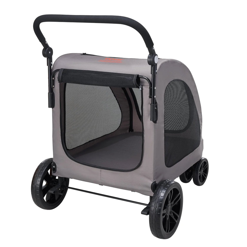 VEVOR Pet Stroller 4-Wheels Dog Stroller Carrier 160lbs Weight Capacity Portable
