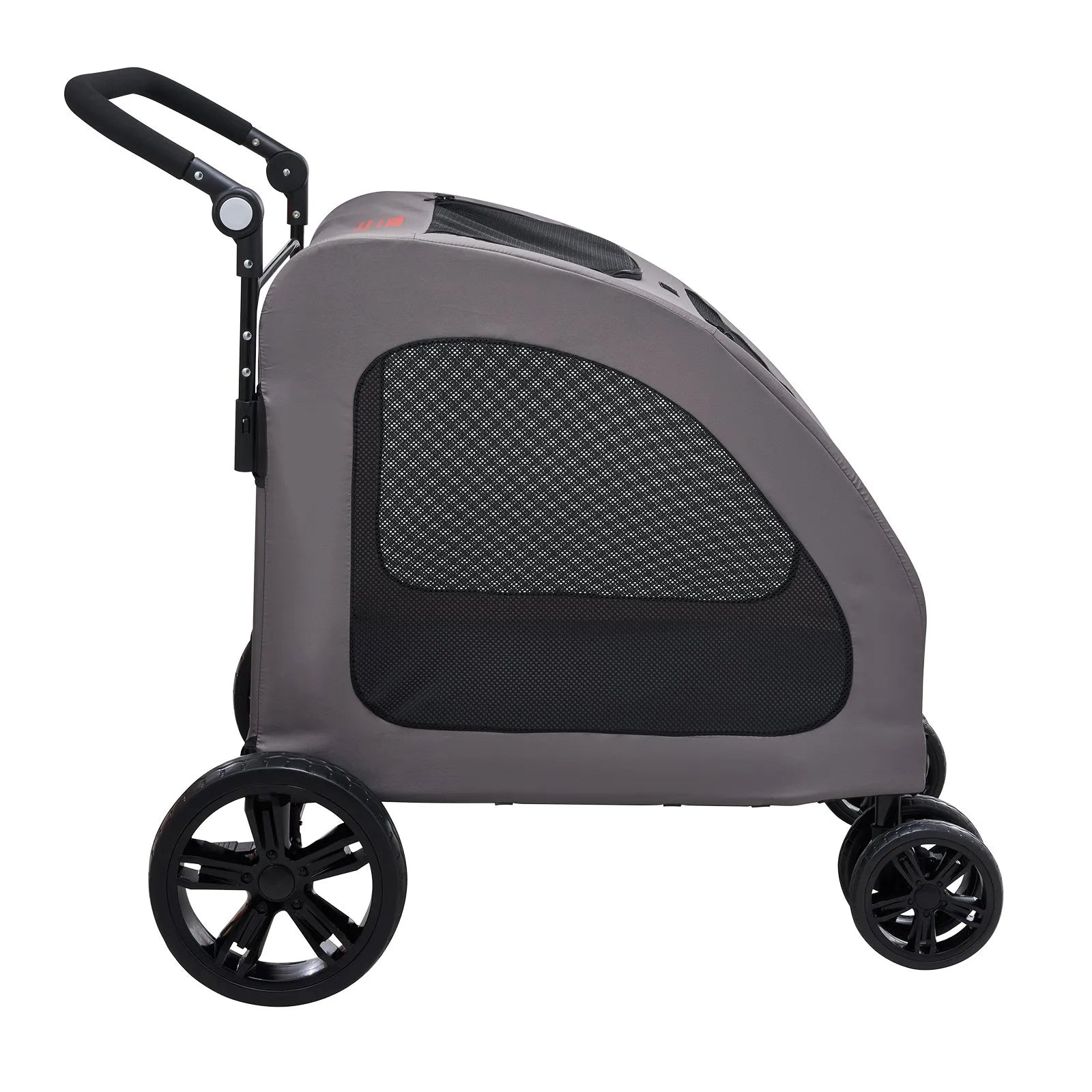 VEVOR Pet Stroller 4-Wheels Dog Stroller Carrier 160lbs Weight Capacity Portable