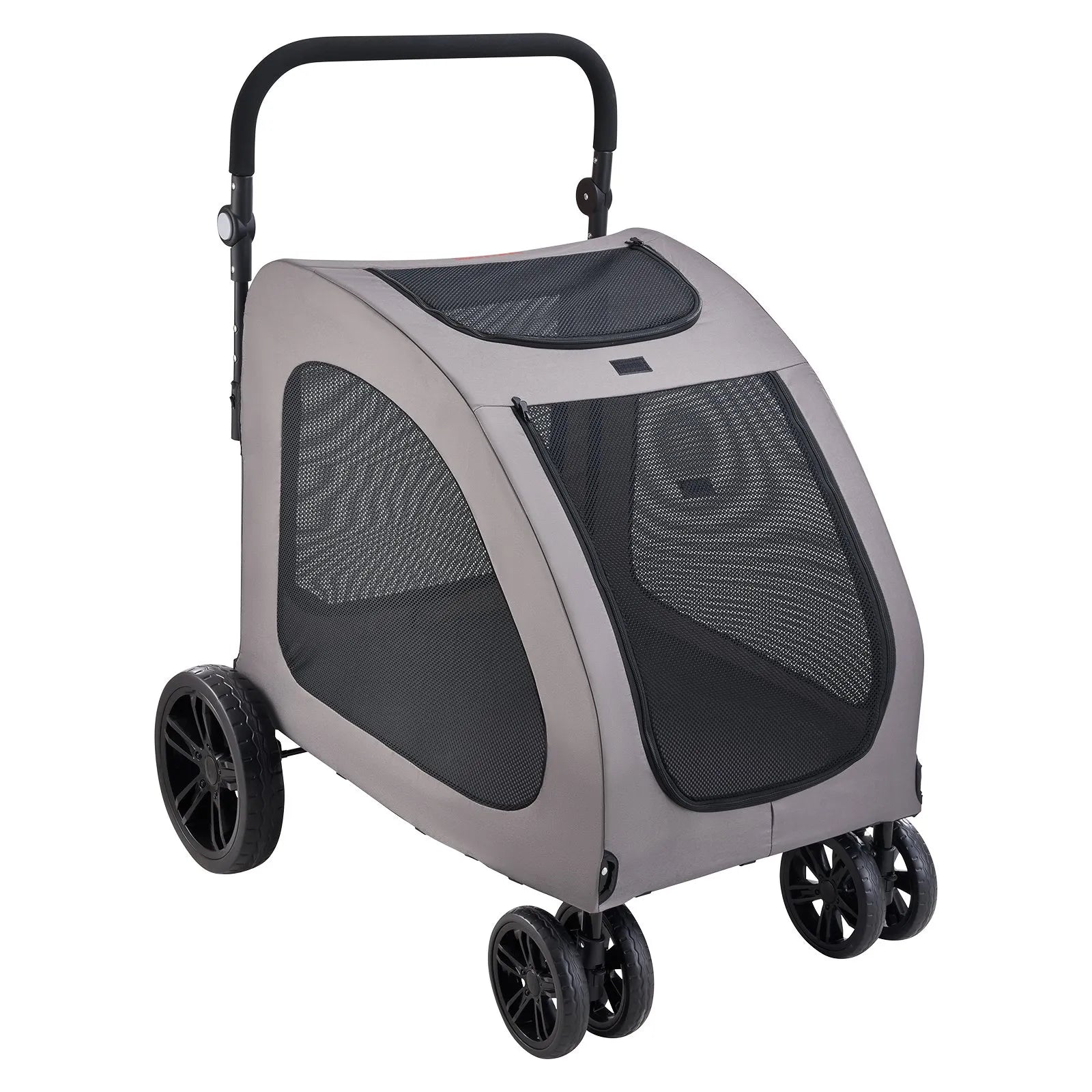 VEVOR Pet Stroller 4-Wheels Dog Stroller Carrier 160lbs Weight Capacity Portable