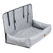 VEVOR Dog Booster Car Seat Pet Car Seat for Medium Large Dog up to 100 lbs Gray