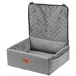 VEVOR Dog Booster Car Seat Pet Car Seat for Small Medium Dog up to 40 lbs Gray