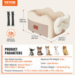 VEVOR Center Console Dog Car Seat Dog Booster Car Seat for Small Dog 8 lbs