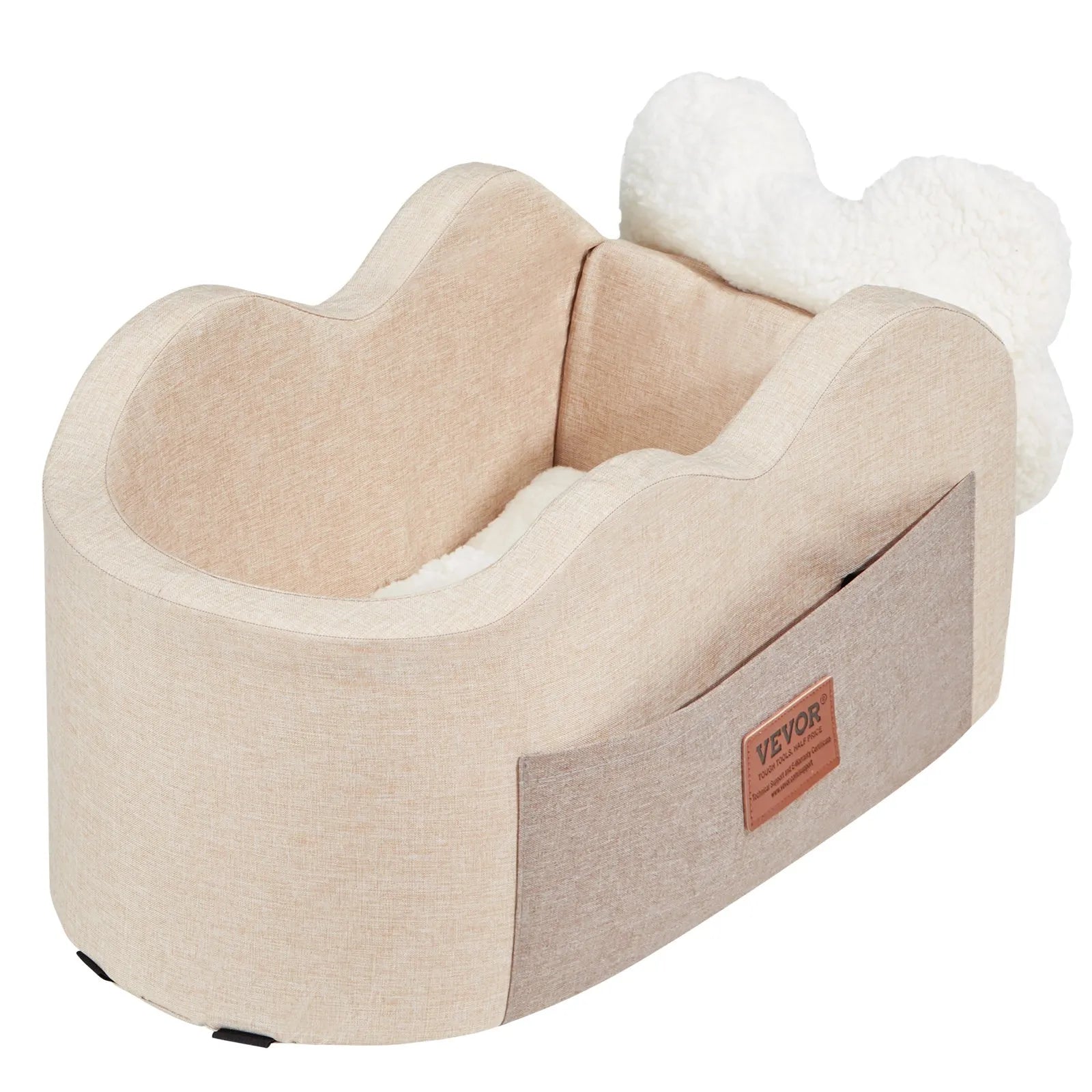 VEVOR Center Console Dog Car Seat Dog Booster Car Seat for Small Dog 8 lbs