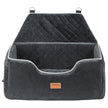 VEVOR Dog Booster Car Seat Pet Car Seat for Medium Large Dog up to 55 lbs Black