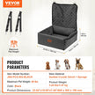 VEVOR Dog Booster Car Seat Pet Car Seat for Small Medium Dog up to 40 lbs Black