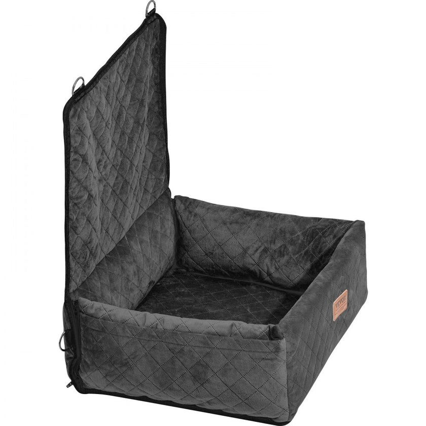 VEVOR Dog Booster Car Seat Pet Car Seat for Small Medium Dog up to 40 lbs Black
