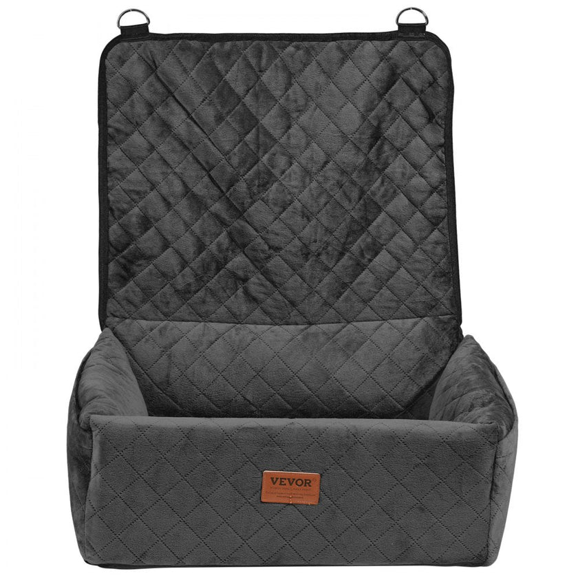 VEVOR Dog Booster Car Seat Pet Car Seat for Small Medium Dog up to 40 lbs Black