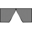 VEVOR Garage Door Screen, 18 x 7 ft for 2 Cars, 5.8 lbs Heavy-Duty Fiberglass Mesh for Quick Entry with Self Sealing Magnet and Weighted Bottom, Kids / Pets Friendly, Easy to Install and Retractable