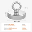 VEVOR Fishing Magnet Strong Heavy Duty Rare Earth Neodymium Pull Force 700 LBS