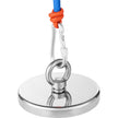 VEVOR 1300 LBS Strong Fishing Magnet Kit Single Sided Pull Force Rope Carabiner
