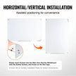 VEVOR Magnetic Glass Whiteboard, Dry Erase Board 36