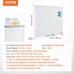 VEVOR Magnetic Glass Whiteboard, Dry Erase Board 36