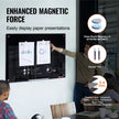 VEVOR Magnetic Glass Whiteboard, Dry Erase Board 36