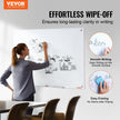 VEVOR Magnetic Glass Whiteboard, Dry Erase Board 48