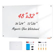 VEVOR Magnetic Glass Whiteboard, Dry Erase Board 48
