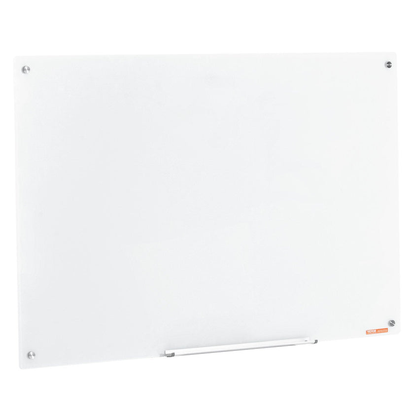 VEVOR Magnetic Glass Whiteboard, Dry Erase Board 48