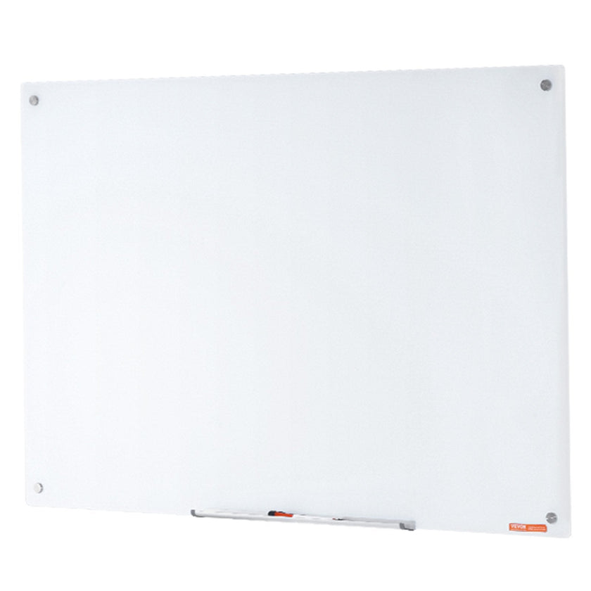 VEVOR Magnetic Glass Whiteboard, Dry Erase Board 48