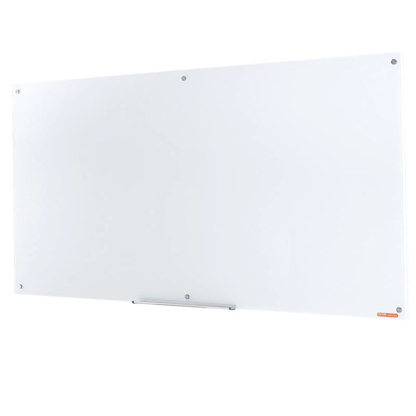 VEVOR Magnetic Glass Whiteboard, Dry Erase Board 72