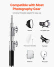 VEVOR C Stand Max Height 10.83 ft/330 cm Stainless Steel Photography Light Stand