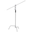 VEVOR C Stand Max Height 10.83 ft/330 cm Stainless Steel Photography Light Stand