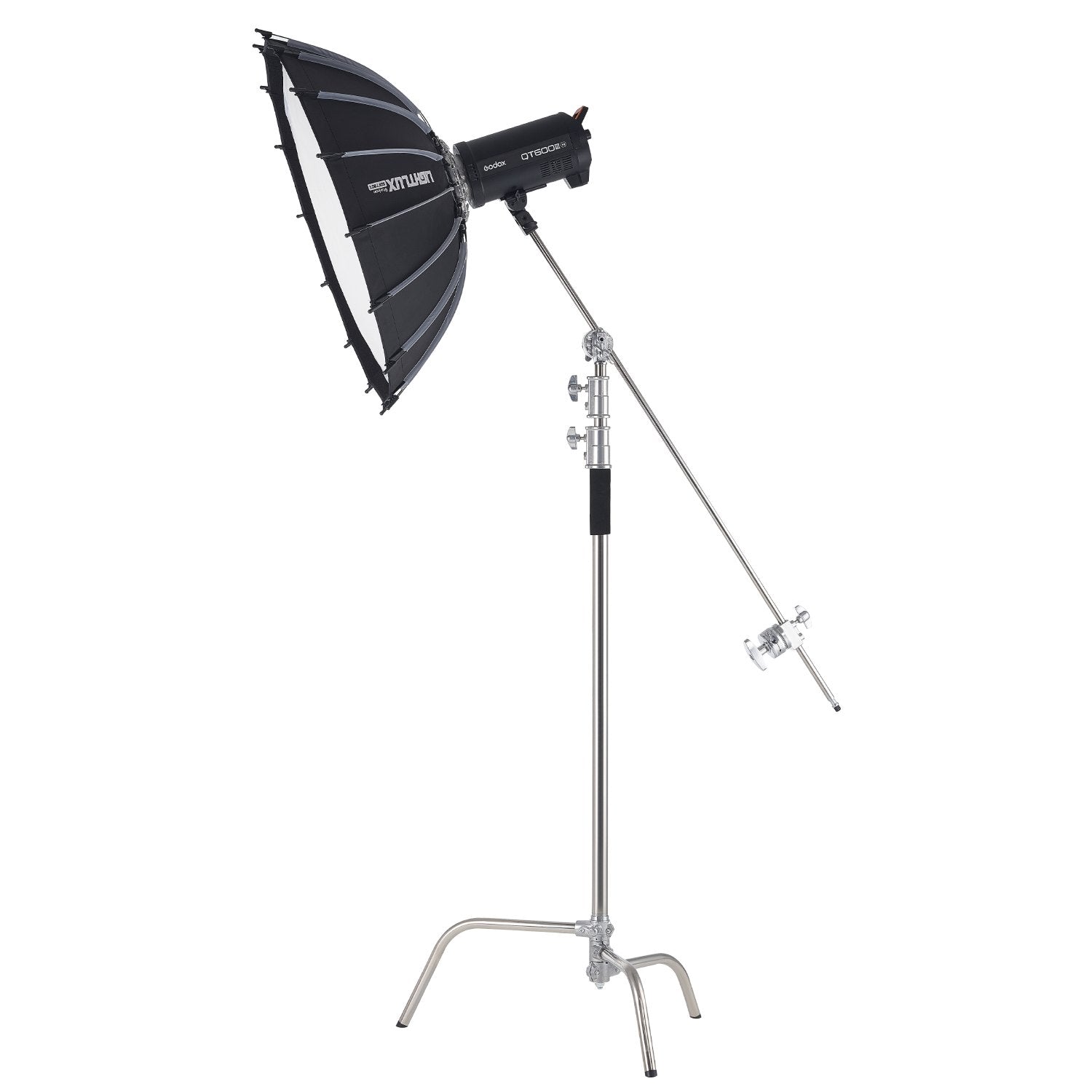 VEVOR C Stand with Boom Arm Max Height 10.83 ft/330 cm Photography Light Stand