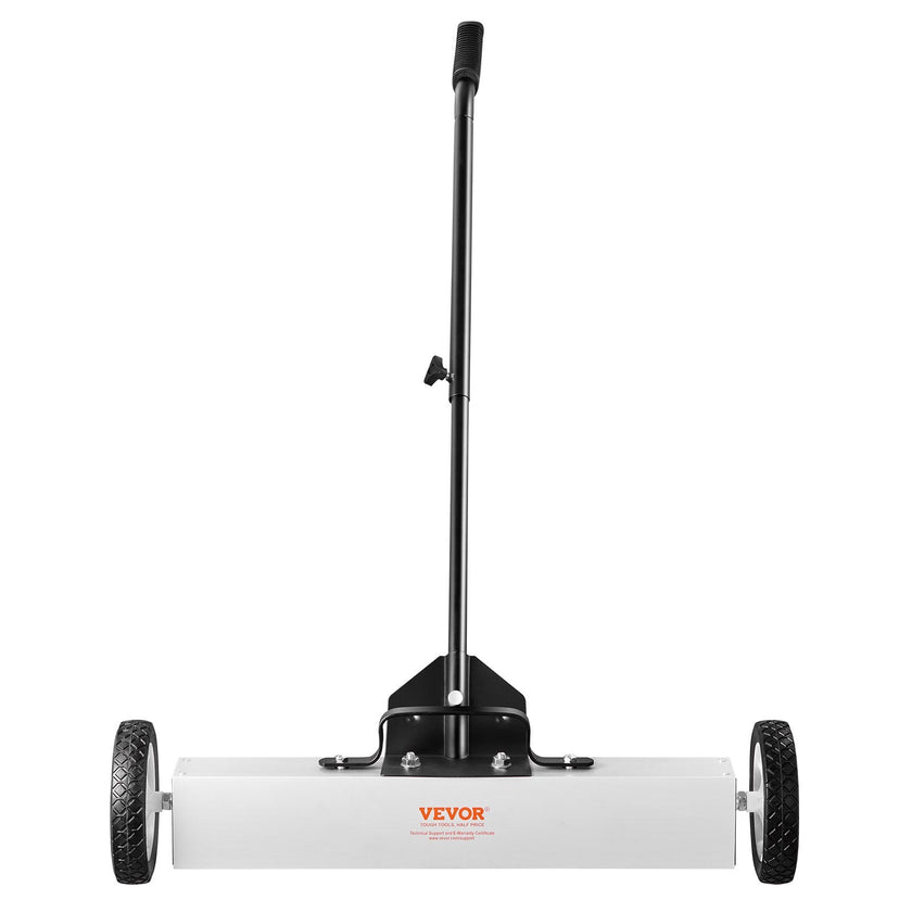 VEVOR 24-Inch Magnetic Sweeper with Wheels Telescoping Magnetic Pickup Tool