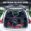 VEVOR 3 Wheel Folding Mobility Scooter for Adults & Seniors, Heavy-Duty Electric Powered Mobility Scooter & 12 Mile Long Range, All Terrain Travel Wheelchair with 9° Climbing Capacity, 265lb Capacity