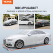 10 PACK Clear Plastic Temporary Universal Disposable Car Cover Rain Dust Garage