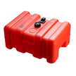 VEVOR Marine Fuel Tank, 14.53 Gallon/55L, Portable Boat Fuel Gas Tank for Outboard Engine Boats, Plastic Outboard Marine Boat Fuel Tank with Hose, Easy to Carry for Yacht, Fishing Boat, Deck Boat, Red