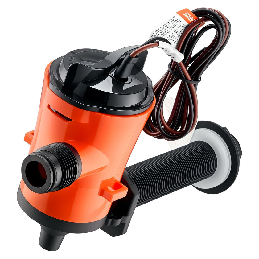 VEVOR Livewell Pump for Boat 12V 800 GPH 90°Livewell Aerator Pump Baitwell Pump