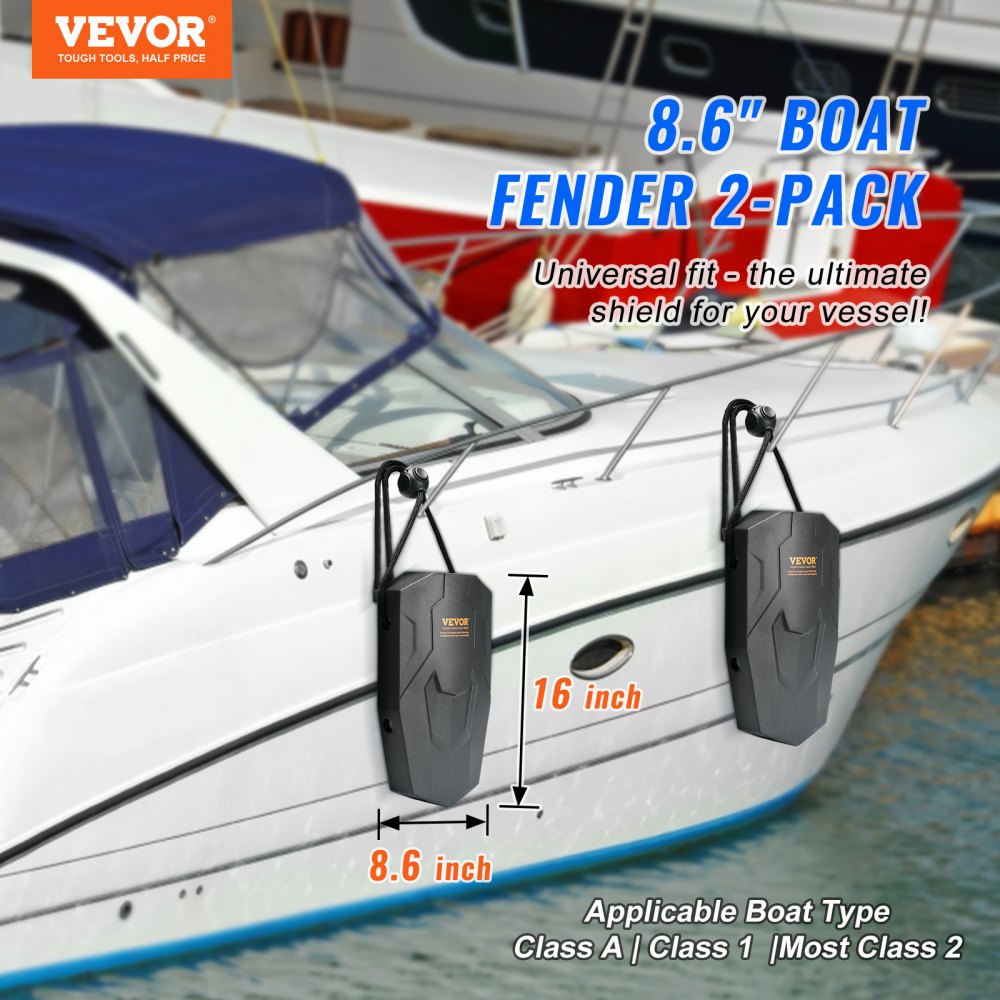 VEVOR Boat Fenders, 8.6