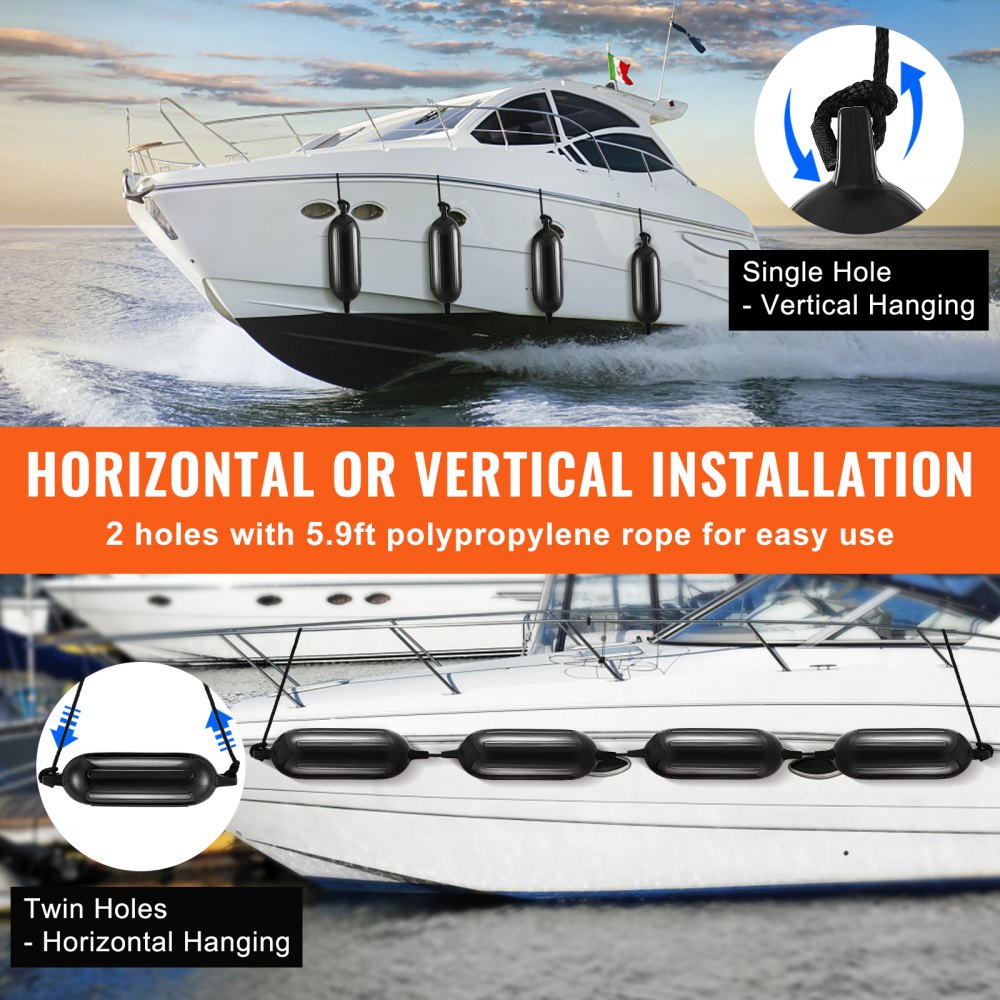 VEVOR Boat Fenders, 8.5