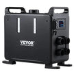 VEVOR 8KW Diesel Heater, 12V/24V All-in-One Diesel Air Heater, Bluetooth App, Remote Control & Display, CO Alarm, Fast Heating Vertical Portable Heater for Vehicles & Garage